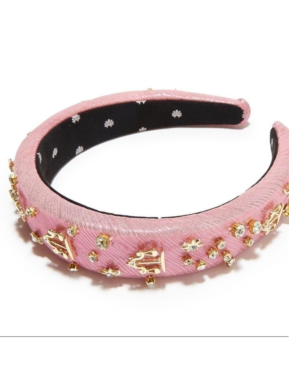 LELE SADOUGHI Zodiac Libra Alice Headband Golographic Pink Barbie Authentic Rare